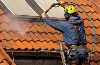 Démoussage et hydrofuge de toiture à Bivès
